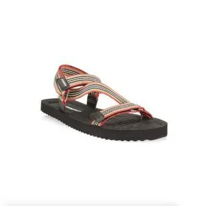 Burberry | Shoes | Burberry Patterson Icon Stripe Sandals  display picture 3